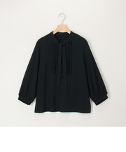 ジョーゼットフリルボウタイブラウス