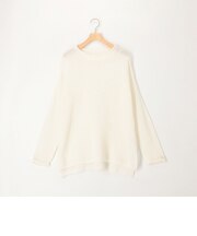 ホールガーメント和紙ガーター プルオーバーニット