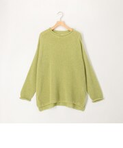 ホールガーメント和紙ガーター プルオーバーニット