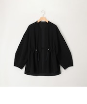 ウエスト絞りカットソー羽織