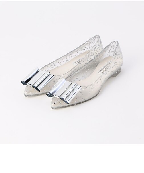 【TEMPERATE/テンパレイト】　SIMA グリッターリボンポインテッドトゥ