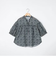 小花プリントブラウス