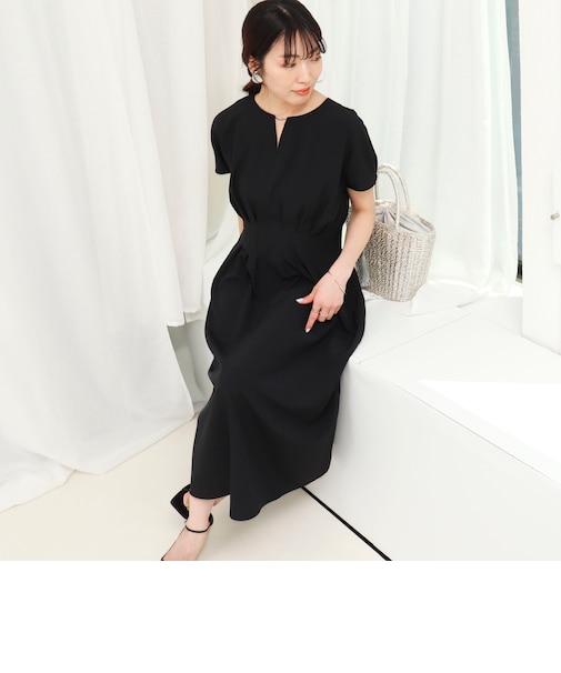 サップタンブラーウエストタックワンピース