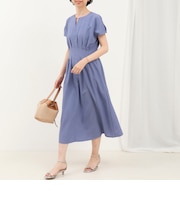 サップタンブラーウエストタックワンピース