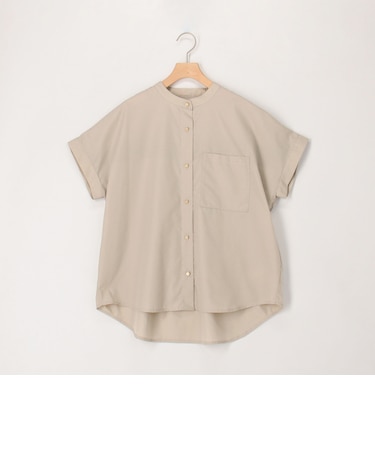 バックヨークテープ半袖ブラウス