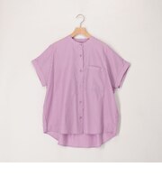 バックヨークテープ半袖ブラウス