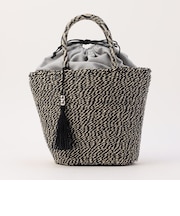 メタリックフィルムカゴバッグ