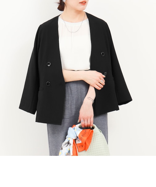 サップタンブラーノーカラージャケット