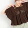 キャンブリック刺繍ショートブラウス
