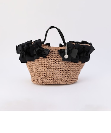 リボン付きペーパートートバッグ