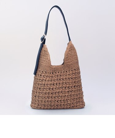 透かし編みワンショルダーバッグ