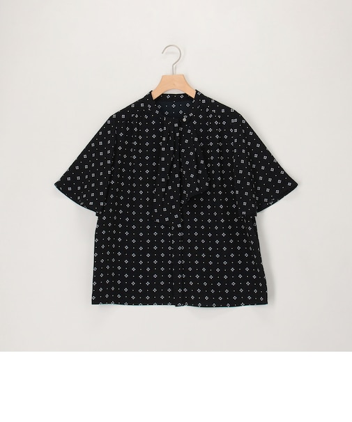 フラワープロバンスプリントブラウス