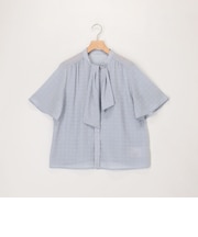 フラワープロバンスプリントブラウス