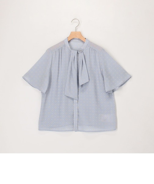 フラワープロバンスプリントブラウス