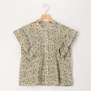 フルーツプリントフリルブラウス