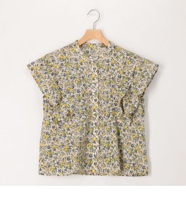 フルーツプリントフリルブラウス