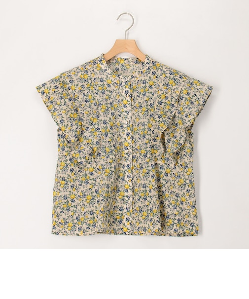 フルーツプリントフリルブラウス