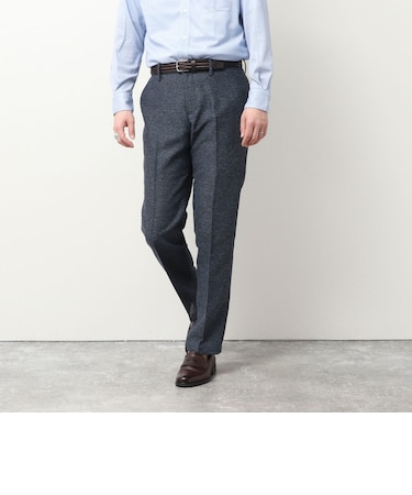 《ビジカジ/セットアップ対応》 カラミストレッチ　サイドゴムスラックス