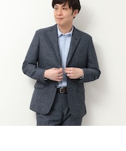 《ビジカジ/セットアップ対応》カラミストレッチ　ジャケット