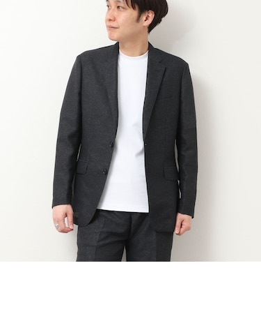 《ビジカジ/セットアップ対応》カラミストレッチ　ジャケット