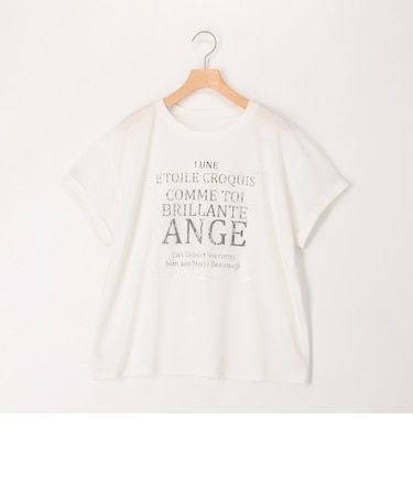 ロゴ＋レースTシャツ