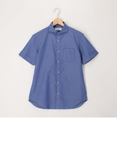 《ビジカジ対応》パラシュートカッタウェイ リバーシブルドビー半袖シャツ