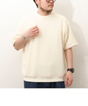 ニットソー半袖Tee