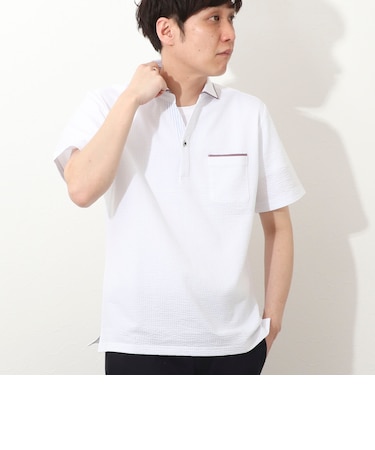 《ビジカジ対応》《吸水速乾》サッカージャージ スキッパーポロ