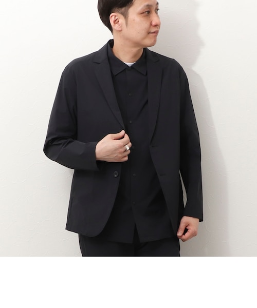 新品☆NOLLEY'S light 光沢エアリーテーラージャケット ブラック NOLLEY'S LIGHT/メンズのジャケットのアウトレット通販｜三井