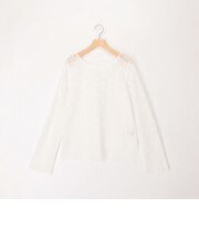 ラッセルレーススリットブラウス