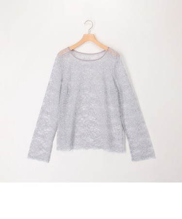 ラッセルレーススリットブラウス