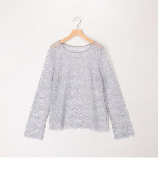 ラッセルレーススリットブラウス