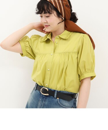 60Sローン衿フリルシャツ