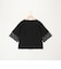 袖レースTシャツ