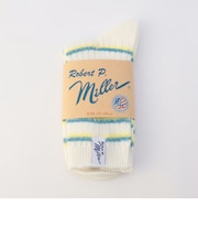 【Robert P. Miller】1P Shaggy border socks　シャギーボーダーソックス