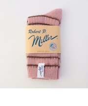 【Robert P. Miller】1P Shaggy border socks　シャギーボーダーソックス