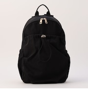 GATHERED NYLON BACKPACK