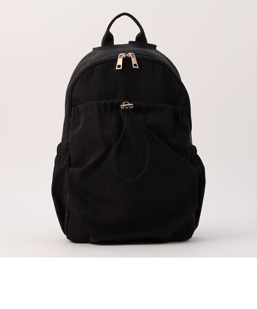 GATHERED NYLON BACKPACK
