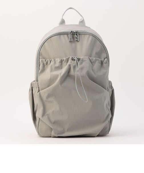 GATHERED NYLON BACKPACK