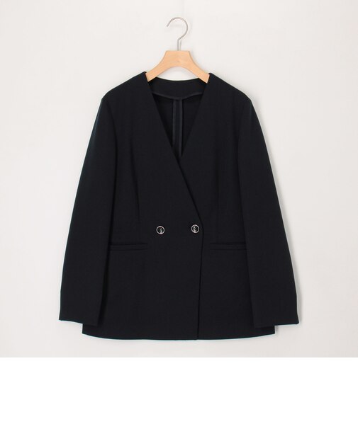 《セットアップ対応》ウォッシャブルツイルストレッチジャケット