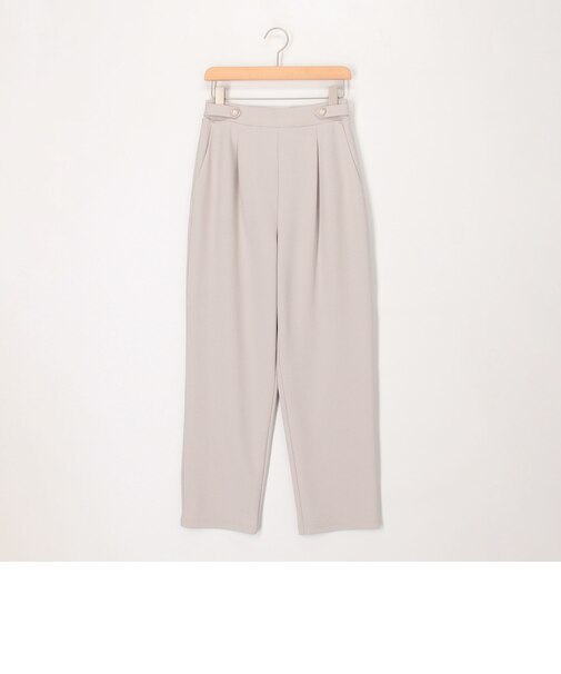 《セットアップ対応》カットジョーゼットテーパードパンツ