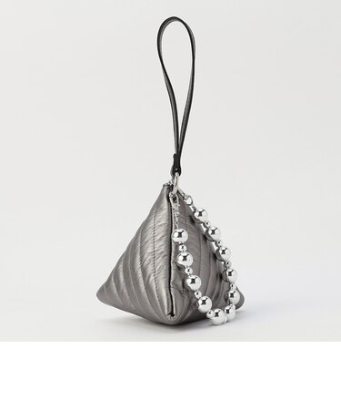 STITCH TRIANGLE POUCH