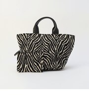LEATHER HANDLE JQ TOTE