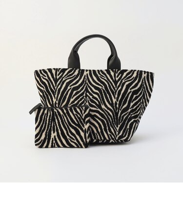 LEATHER HANDLE JQ TOTE