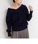 ヘアリー2WAYプルオーバーニット
