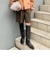 《セットアップ対応》ウォッシャブルウール調ストレッチハーフパンツ