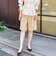《セットアップ対応》ウォッシャブルウール調ストレッチハーフパンツ