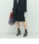 《セットアップ対応》ウォッシャブルウール調ストレッチハーフパンツ
