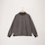 《セットアップ対応》異素材切替バックニットスエードプルオーバー