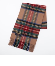 【TWEEDMILL】チェック柄ウールストール